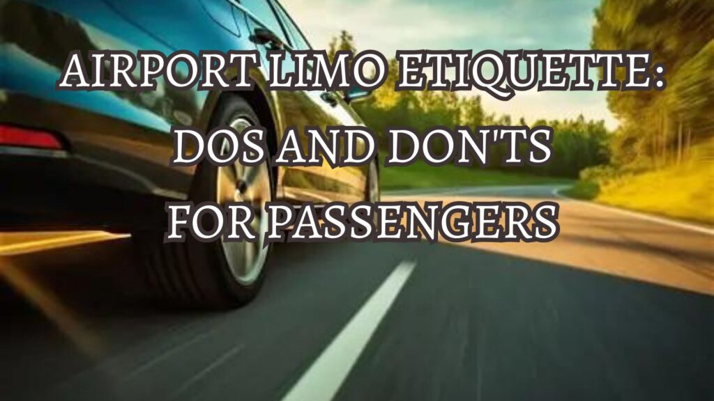 Airport Limo Etiquette Dos and Don'ts for Passengers